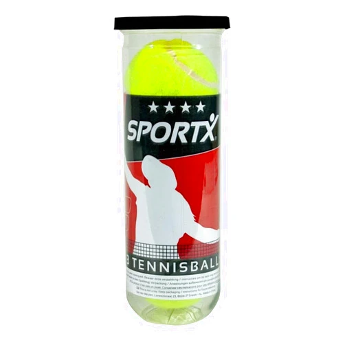 SportX TBG-3A Youth Unisex Tennis Balls - Yellow, Official