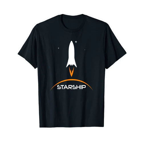 Space Exploration Gift Tees Starship - Moon Mars Space Exploration - T-Shirt T-Shirt