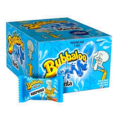 Mondelez International Bubbaloo Menta Mint Bubble Gum