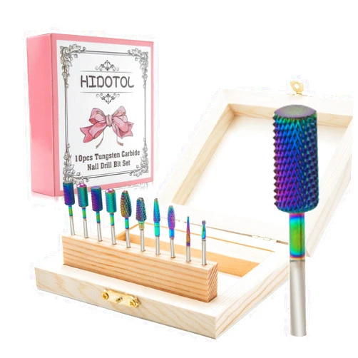 HIDOTOL Nail Drill Bit Set 3/32