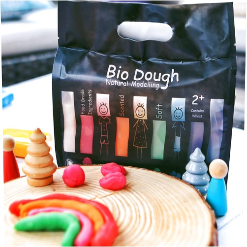 Bio DoUgh Natural Play Dough - Handmade in Australia - Scented, Non-Toxic & Reusable Modeling Dough for Kids - Food Grade Ingredients - Perfect for Creative Play, Arts & Crafts | 39.7oz (9 Colors)