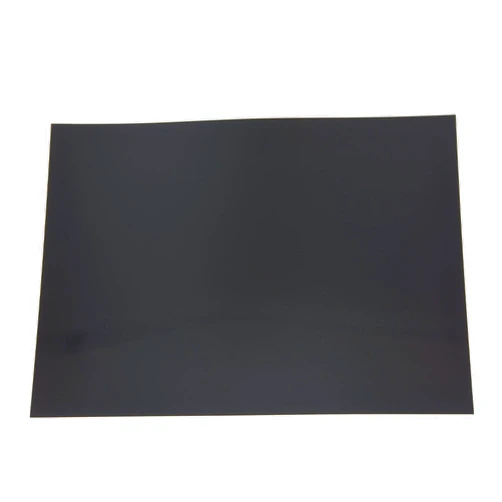 Dopro 25x20cm Black Acoustic Guitar Self Adhesive Scratch Plate Sheet Pickguard Material Sheet