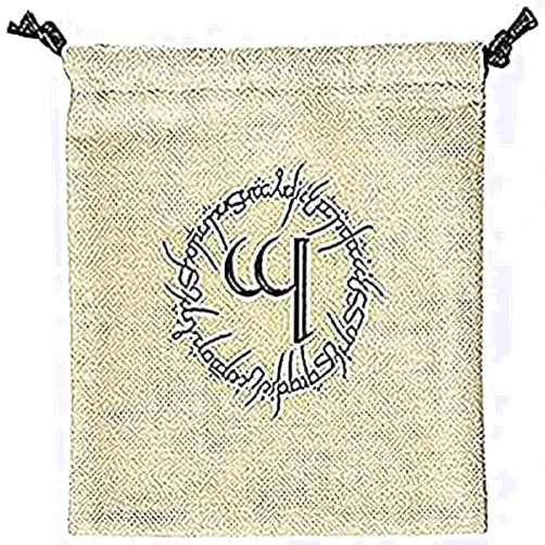Q Workshop Q-Workshop: Elven Dice Bag in Linen (Elvish)