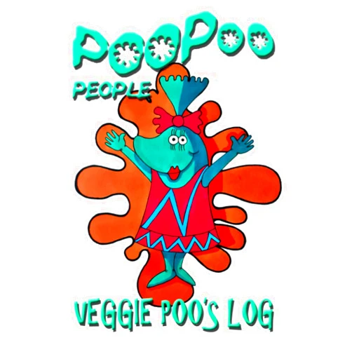 Otto Flood PooPooPeople - Veggie Poo - Log/Notebook: Featuring new and old characters from Otto Flood's story books.