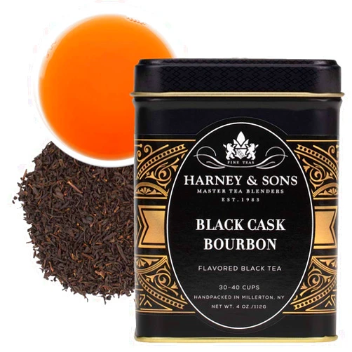 Harney & Sons Black Cask Bourbon 4 ounce loose tea in tin