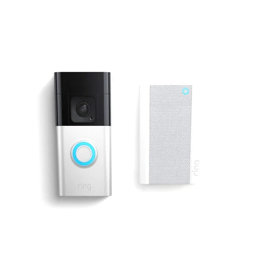 Ring Battery Doorbell Plus | Head-to-Toe HD+ Video, motion detection & alerts, and Two-Way Talk (2023 release) with Ring Chime Pro