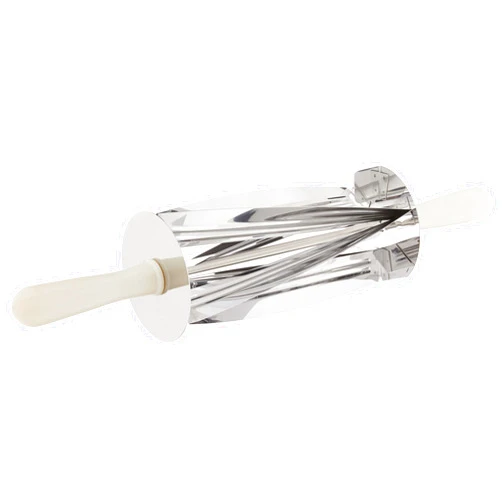 Ateco Stainless Steel Croissant Roller Cutter 15-inches long x 5-inches diameter