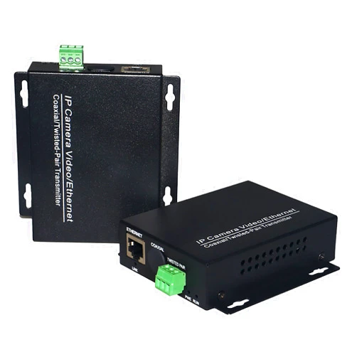 Hebbeko IP Ethernet RJ45 Extenders Over Twisted Pair Telephone Wires Phone Lines up to 1Km for HD Network IP Camera Webcam 1 Pair