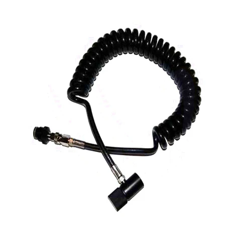 GFSP Outdoor Sports New Paintball Coil Remote Hose Line with Quick Disconnect & Slide Check