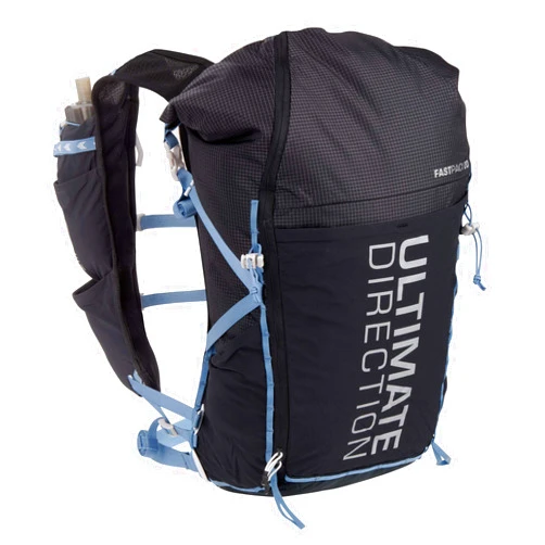 Ultimate Direction Fastpack 20L Daypack for Running, Trails, Hiking, Cycling, Mountain Biking, Ultra Marathon, or Travel Medium/Large Black
