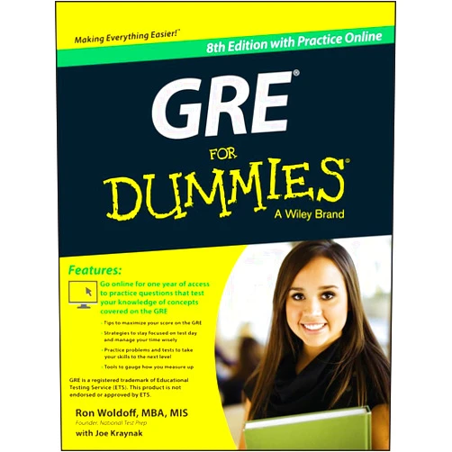 Ron Woldoff,Joseph Kraynak GRE For Dummies: with Online Practice Tests