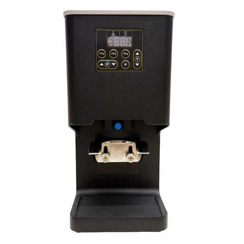 B&Q Electronic Automatic Coffee Tamper Machine - Precision Press for Perfect Espresso for Home & Commercial. Adjustable Pressure, Multi-Tamp, Hands Free Operation, Height Adjustable for Wide Range (Black)