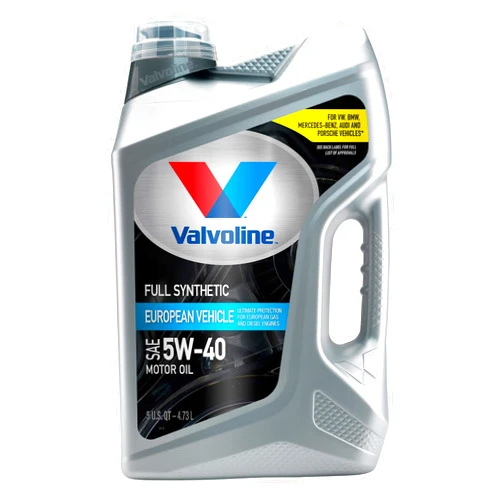 Valvoline - 881166 European Vehicle Full Synthetic SAE 5W-40 Motor Oil 5 QT