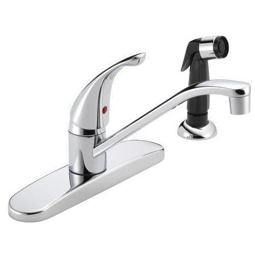 Peerless P115LF Core Kitchen Faucet, 1.5 GPM Water Flow, Chrome