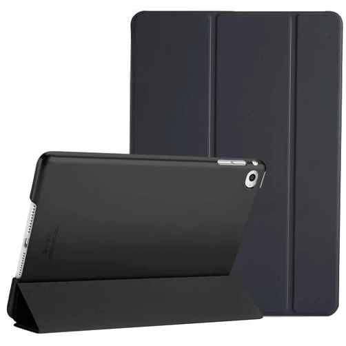 ProCase Smart Case for iPad Mini 4 2015(Model: A1538 A1550), Ultra Slim Lightweight Stand Case with Translucent Frosted Back Smart Cover for iPad Mini 4th Gen 2015 7.9 Inch -Black