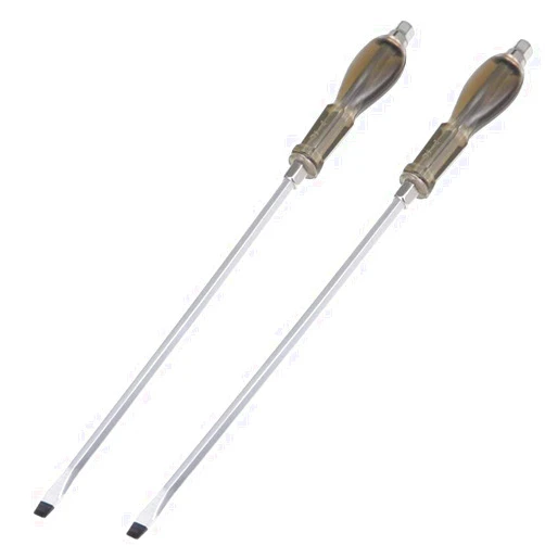Auniwaig Slotted Keystone Tip Impact Screwdriver,12-Inch Demolition Magnetic Screwdriver for Automotive and General Repairs 2pcs