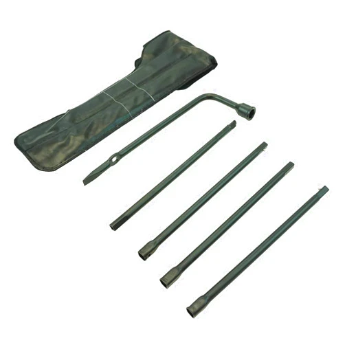 TRQ Spare Tire Lug Wrench Extension Jack Tool Kit Set Compatible with Ranger Explorer Sport Trac