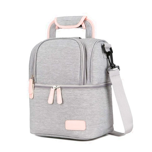 Meichoon Breast Milk Baby Bottle Cooler Bag/Waterproof Baby Milk Bag Freezer/Mommy Travel Backpack/Portable Thermal Insulated Lunch Box for Women Men Large Capacity Handbag