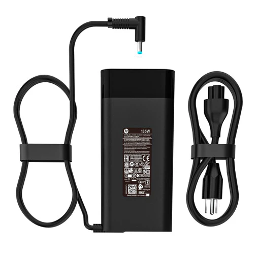 Haxyla 135W Charger Fit for HP Spectre x360 Pavilion Gaming 15 17 15 omen TPN-DA11 OMEN Laptop ac Adapter Power Cord,Connector Size:4.5x3.0 mm Blue tip【Not 7.4x5.0mm】