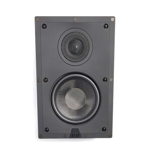 Elac - Debut IW-D61-W Custom in-Wall Speaker (Ea), Black