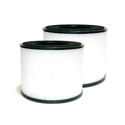 Nispira AS-FL206001-01 3-In-1 True HEPA Filter Replacement Compatible with Clarifion AerClear Air Purifier AS-AC207701-01 | Removes Smoke, Chemical VOCs, Odor | 2 Pack