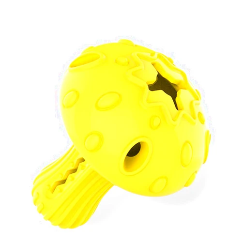 SCHITEC Dog Chew Toy for Large & Medium Dogs, Rubber Treat Dispensing Toy for Aggressive Chewers, Interactive Slow Feeder Tough Puzzle Toys Teeth Cleaning