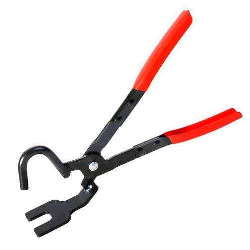 Dawnjaccee Universal Exhaust Hanger Removal Tool Kit - 4 Hole Rubber Bracket & Muffler Hanger Pliers Set, Compatible with Most Cars/Trucks/SUVs, Heavy-Duty Exhaust Insulators (Removal Tool)