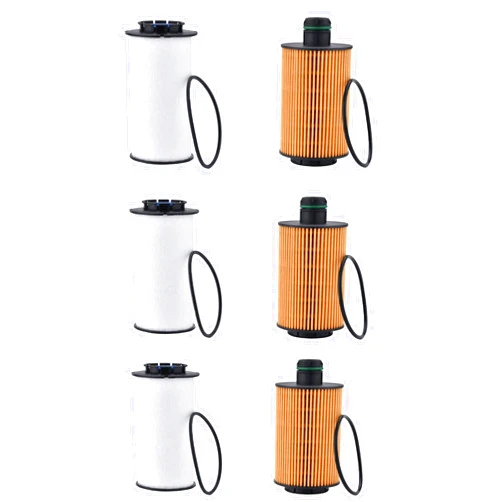 FLTRUCKTOP 68235275AA Fuel Filter and 68229402AA Oil filter Compatible with Dodge Ram 1500 3.0L V6 EcoDiesel Engine 2014-2019 Replaces 68229402AA 68109834AA WF10245（set of 3）