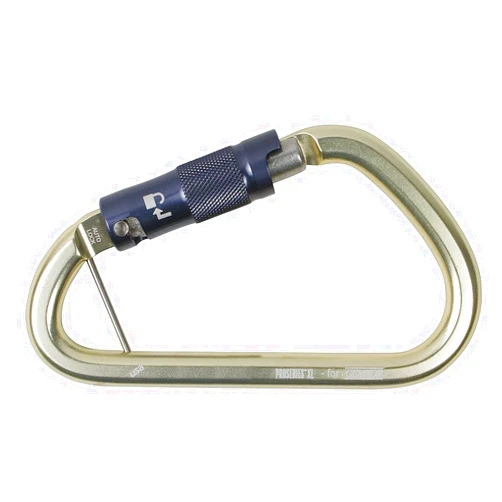 Gemtor Carabiner, Aluminum, 350 lb, 40 kN
