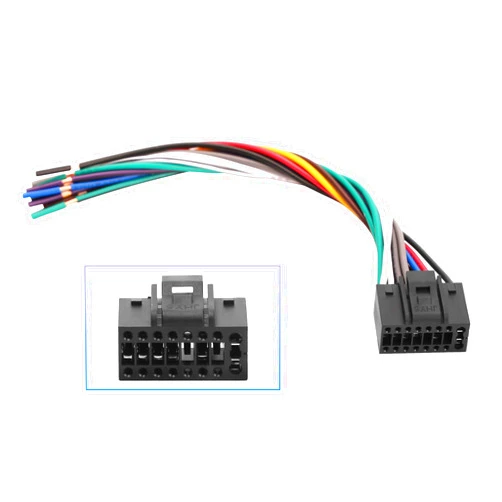 RDBS 16 Pin Radio Stereo Wiring Harness Compatible with Kenwood CD DVD Navigation in-Dash,Kenwood car Stereo Wiring Harness,XT91016
