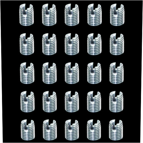 TAODAN 20PCS Slotted Self Tapping Nuts M3xM5x6L New Energy Parts for Automobile Machinery Internal and External Threaded Nuts for Automobile Industry Shipbuilding Industry Household Appliances