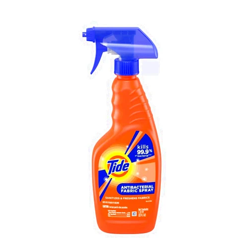 Birsppy Sanitizes and freshens Fabrics Tide