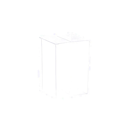 YOZATIA 12PCS Transparent Boxes 4 x 4 x 8 inch, Candy Box, Clear Favor Boxes Gift Box for Wedding, Party and Baby Shower Favors
