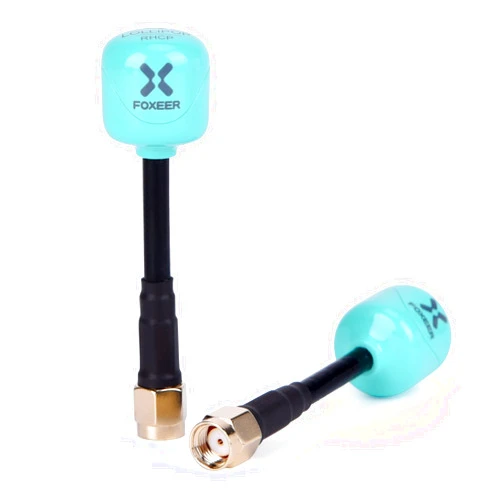ACROTOR 2pcs FPV Antenna Foxeer Lollipop 4 Plus 2.6dBi 5.8GHz RHCP TX RX for FPV Racing Drone (RP-SMA)