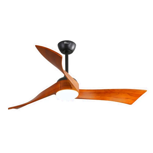 Sofucor 52 inch Solid Wood Ceiling Fan with Lights and Remote, Low Profile Brown Black Ceiling Fan with 3 Downrod, Outdoor Indoor Modern 3 Blade Ceiling Fan for Living Room Bedroom Farmhouse Patio
