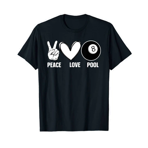 8 Ball Pool Gift Billiards Accessories & Stuff Cool 8 Ball Pool Lover Design For Men Women Billiard Player T-Shirt