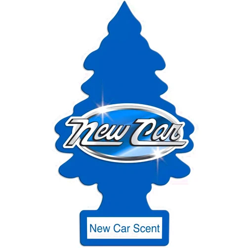 LITTLE TREES Car Air Freshener | Hanging Paper Tree for Home or Car | New Car Scent | 2 Pack