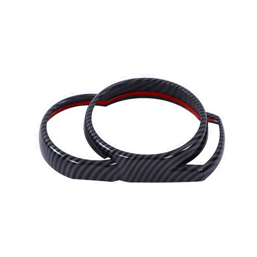 PAJFQC 1Pcs ABS Carbon Fiber Style Dashboard Instrument Panel Frame Decorative Cover Trim Compatible With Cooper Clubman Estate F54 2016-2021