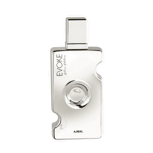 Ajmal Evoke Edition Silver Eau de Parfum for Women – 2.5 fl oz / 75 ml | Fresh Fruity Citrus Long Lasting Perfume | Modern Everyday Fragrance | Made in Dubai