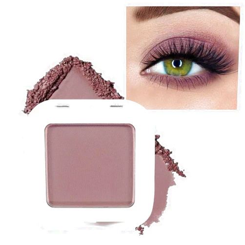 evpct Mauve Taupe Plum Matte Single Eye Shadow Palette Makeup for Older Women, Plum Lavender Purple Natural Cream Eyeshadow Palette for Green Eyes, High Pigment Mini Monochrome Eyeshadow