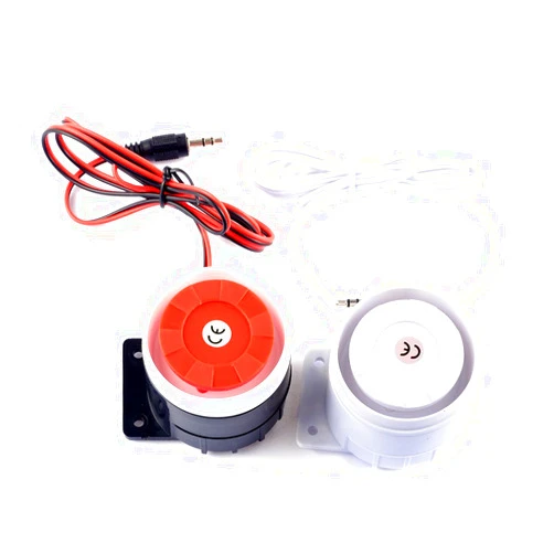 Cylewet 2Pcs 12V DC Electronic Buzzer Alarm Siren Security Horn Active Speaker Burglar Alarm Siren 120dB (Pack of 2) CYT1102