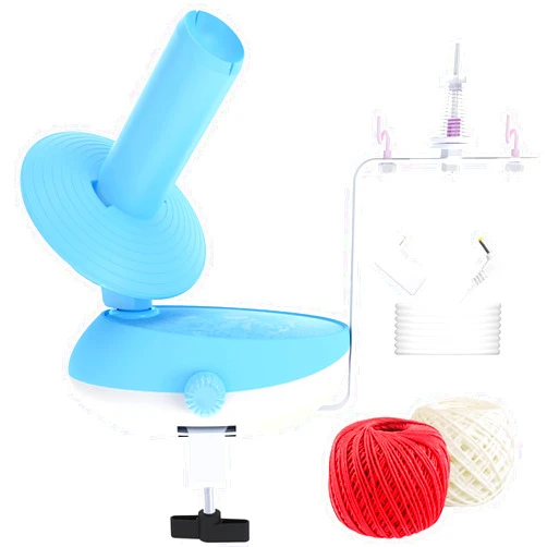 DAFENCHI Yarn Winder, Electric Yarn Winder Large Capacity Work with Yarn Swift, Automatic Yarn Ball Winder for Crocheting, Speed Adjustable Yarn Spinner for Yarn Winding, Easy to Use Yarn Cake Winder