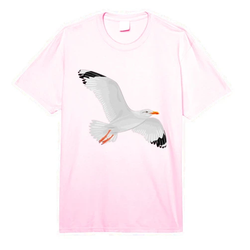 Seashore Wildlife Protection Beachcomber Shirt Flying Seagull Shirt. Ocean Lover and Bird-Watching tee. Comfort Colors Adult Heavyweight T-Shirt