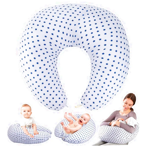 Chilling Home Nursing Pillow for Breastfeeding, Baby Nursing Pillow for Newborn, Nursing Essentials for Bottle and Breastfeeding, Breast Feeding Pillows Support for Mom and Baby with Removable Cover