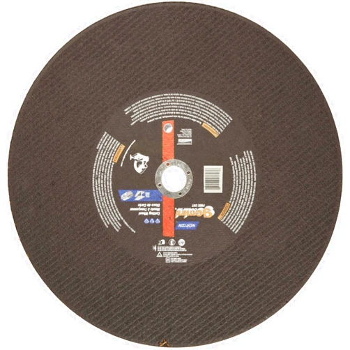 Norton 547-66253306627 Gemini Free Cut Aluminum Oxide Type 01 Cutoff Wheel, 14
