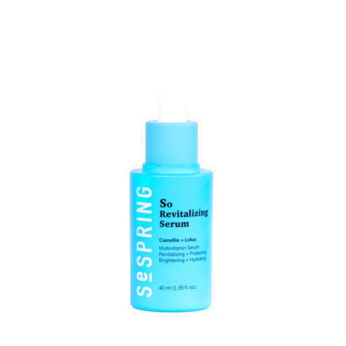 SeSpring So Revitalizing Serum, Formulated with Camellia and Lotus, Korean Skincare, Clean Beauty, Vegan, Cruelty Free, and Paraben Free