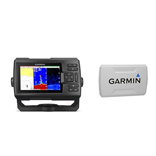 Garmin STRIKER Plus 5cv with CV20-TM Transducer and Protective Cover, 5 inches 010-01872-00
