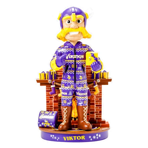 foco NFL Unisex-Adult NFL Team Mascot Holiday Bobblehead