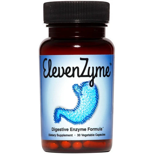 ElevenZyme Natural Digestive Enzyme Supplement - Non-GMO, Vegan