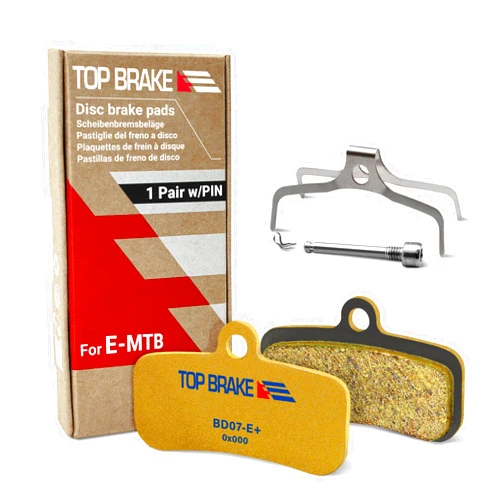 TOP BRAKE Disc Bike Brake Pads Compatible with Shimano 4 Piston Saint BR M810 M820 Deore XT M8120 Tektro TRP | MTB eMTB Downhill Trail All Mountain Enduro Race Cycling